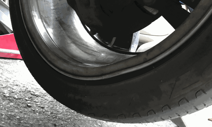 straightening buckled bicycle wheels