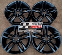 R579SB EXCHANGE SERVICE - BMW 1 2 SERIES 4x18" GENUINE STYLE 461M SATIN BLACK ALLOY WHEELS