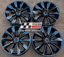 R577GB EXCHANGE SERVICE - TESLA MODEL S 4x21" GENUINE TURBINE GLOSS BLACK ALLOY WHEELS