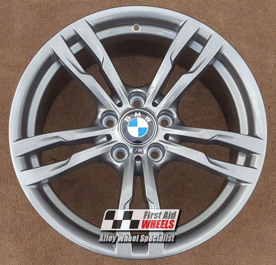 R567FG EXCHANGE SERVICE - BMW 3/4 SERIES 4x18" GENUINE STYLE 441M FERRIC GREY ALLOY WHEELS