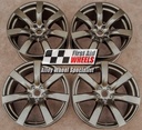 R565AB EXCHANGE SERVICE - NISSAN GTR R35 4x20" GENUINE RAYS 7 SPOKE ANODIC BRONZE ALLOY WHEELS