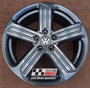 R564A EXCHANGE SERVICE - VW GOLF R MK7 4x18" GENUINE CADIZ ANTHRACITE ALLOY WHEELS