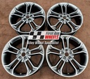 R561SC EXCHANGE SERVICE - FORD FOCUS ST 4x19" GENUINE 5 TWIN SPOKE SHADOW CHROME ALLOY WHEELS