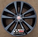 R557BG EXCHANGE SERVICE - JAGUAR XE R 4x19" GENUINE VENOM GLOSS BLACK ALLOY WHEELS