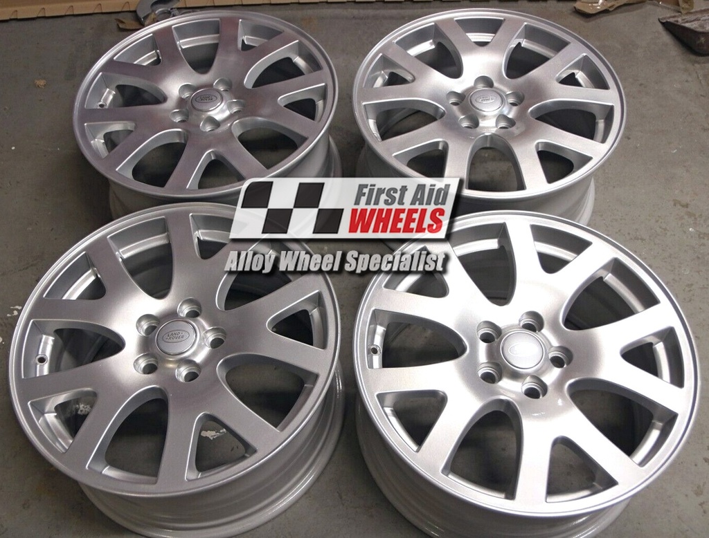 R556S EXCHANGE SERVICE - RANGE ROVER SPORT 4x19" GENUINE SILVER ALLOY WHEELS