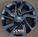 R538SB EXCHANGE SERVICE - RANGE ROVER SPORT HSE DYNAMIC 4x21" GENUINE 5085 SATIN BLACK ALLOY WHEELS