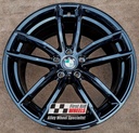 R534GB EXCHANGE SERVICE - BMW 5 SERIES G30 4x18" GENUINE STYLE 662M GLOSS BLACK ALLOY WHEELS