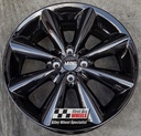 R530GB EXCHANGE SERVICE - MINI COOPER S 4x17" GENUINE R121 CONICAL GLOSS BLACK ALLOY WHEELS