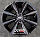 R530SB EXCHANGE SERVICE - MINI COOPER S 4x17" GENUINE R121 CONICAL SATIN BLACK ALLOY WHEELS