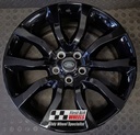 R513GB EXCHANGE SERVICE - RANGE ROVER SPORT 4x20" GENUINE STYLE 5020 GLOSS BLACK ALLOY WHEELS