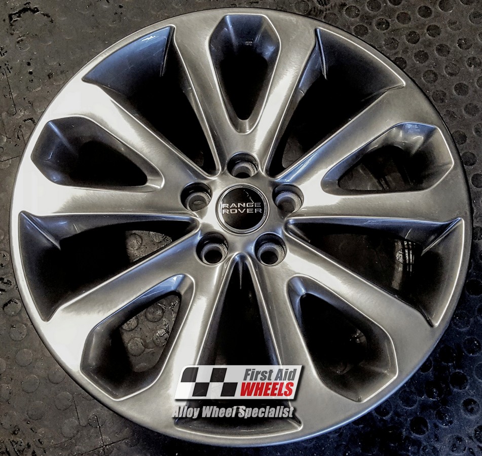 R511SC EXCHANGE SERVICE - RANGE ROVER L405 4x20" GENUINE STYLE 502 SHADOW CHROME ALLOY WHEELS