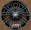 R490GB EXCHANGE SERVICE - BMW 5 SERIES G30 4x19" GENUINE STYLE 664M GLOSS BLACK ALLOY WHEELS