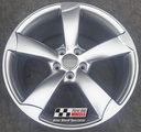 R449S EXCHANGE SERVICE - AUDI A5 8T S5 4x19" GENUINE ROTOR SILVER ALLOY WHEELS