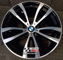 R448DCB EXCHANGE SERVICE - BMW X5 F15 X6 F16 4x20" GENUINE STYLE 469M GLOSS BLACK DIAMOND CUT ALLOY WHEELS