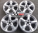 R446S EXCHANGE SERVICE - VAUXHALL ASTRA ZAFIRA SRI 4x17" 5 SPOKE SILVER ALLOY WHEELS