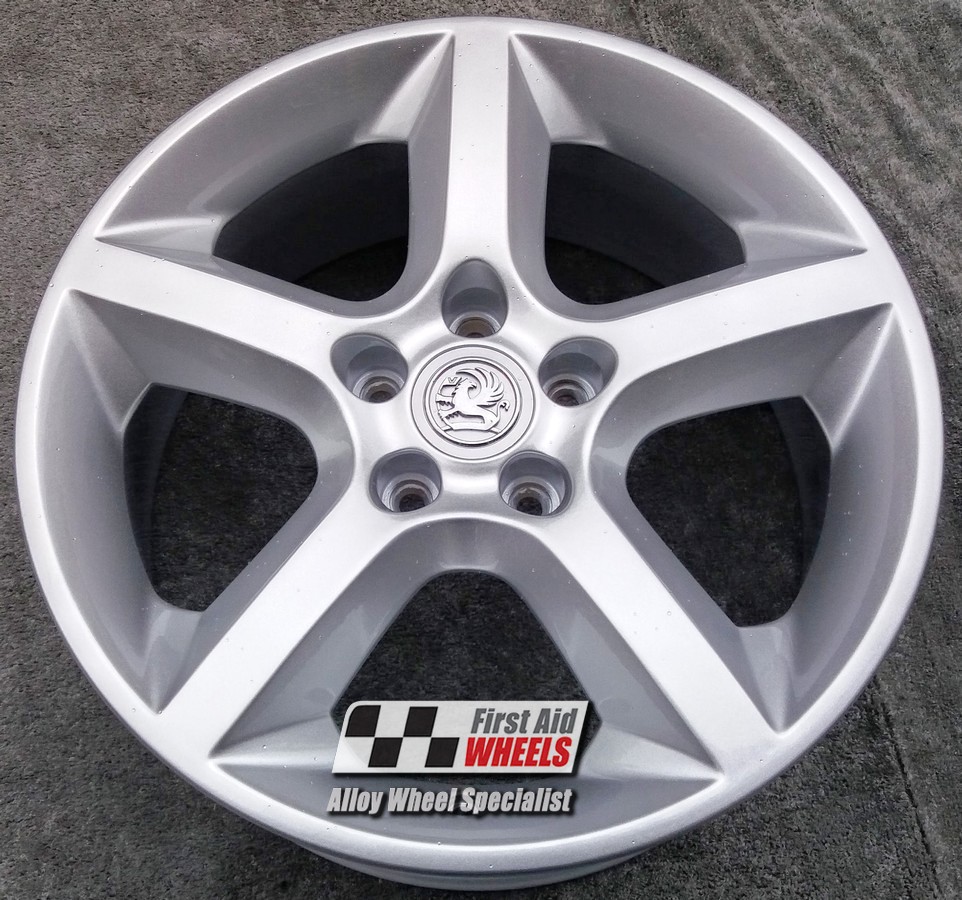 R446S EXCHANGE SERVICE - VAUXHALL ASTRA ZAFIRA SRI 4x17" 5 SPOKE SILVER ALLOY WHEELS