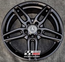 R438SB EXCHANGE SERVICE - MERCEDES A CLASS W176 B CLA 4x18" AMG SATIN BLACK OEM ALLOY WHEELS