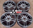 R438SC EXCHANGE SERVICE - MERCEDES A CLASS W176 B CLA 4x18" AMG SHADOW CHROME OEM ALLOY WHEELS