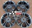 R561A EXCHANGE SERVICE - FORD FOCUS ST 4x19" GENUINE 5 TWIN SPOKE ANTHRACITE ALLOY WHEELS