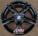 R421GB EXCHANGE SERVICE - BMW 3 / 4 SERIES 4x18" GENUINE 400M GLOSS BLACK ALLOY WHEELS