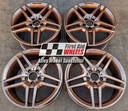 R409CB EXCHANGE SERVICE - MERCEDES E CLASS S212 W212 4x18" AMG SATIN COPPER BRONZE ALLOY WHEELS