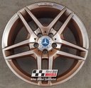 R409CB EXCHANGE SERVICE - MERCEDES E CLASS S212 W212 4x18" AMG SATIN COPPER BRONZE ALLOY WHEELS