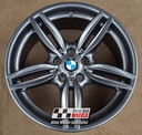 R379CG EXCHANGE SERVICE - BMW 5 6 SERIES 4x19" GENUINE STYLE 351M COARSE GRAPHITE ALLOY WHEELS