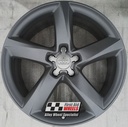 R372MA EXCHANGE SERVICE - AUDI A8 4H 4x19" GENUINE TWIST MATT ANTHRACITE ALLOY WHEELS