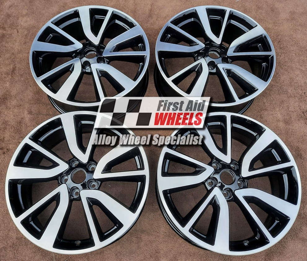 R367DCB EXCHANGE SERVICE - NISSAN QASHQAI X-TRAIL 4x19" GENUINE TEKNA ALLOY WHEELS