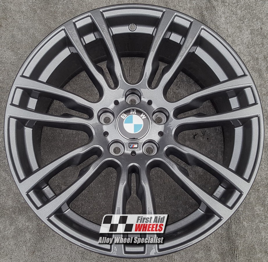 R354A EXCHANGE SERVICE - BMW 3/4 SERIES 4x19" GENUINE STYLE 403M ANTHRACITE ALLOY WHEELS