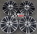 R354DBS EXCHANGE SERVICE - BMW 3/4 SERIES 4x19" GENUINE STYLE 403M SATIN BLACK DIAMOND CUT ALLOY WHEELS