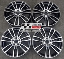 R354DBS EXCHANGE SERVICE - BMW 3/4 SERIES 4x19" GENUINE STYLE 403M SATIN BLACK DIAMOND CUT ALLOY WHEELS