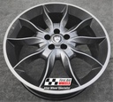 R351DCA EXCHANGE SERVICE - JAGUAR XF 4x20" GENUINE DRACO ANTHRACITE DIAMOND CUT ALLOY WHEELS