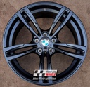 R348SB EXCHANGE SERVICE - BMW M2 M3 M4 4x19" GENUINE STYLE 437M SATIN BLACK ALLOY WHEELS