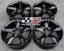 R335GB EXCHANGE SERVICE - AUDI A5 8T 4x19" GENUINE Y SPOKE GLOSS BLACK ALLOY WHEELS