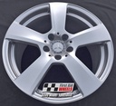 R331S EXCHANGE SERVICE - MERCEDES E-CLASS W212 4x18" 5 SPOKE SILVER ALLOY WHEELS