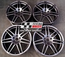 R328AD EXCHANGE SERVICE - AUDI A6 C6 4x19" GENUINE LE MANS DARK ANTHRACITE ALLOY WHEELS