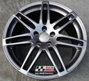 R328AD EXCHANGE SERVICE - AUDI A6 C6 4x19" GENUINE LE MANS DARK ANTHRACITE ALLOY WHEELS