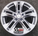 R323S EXCHANGE SERVICE - MERCEDES E CLASS W212 S212 4x17" GENUINE SILVER ALLOY WHEELS