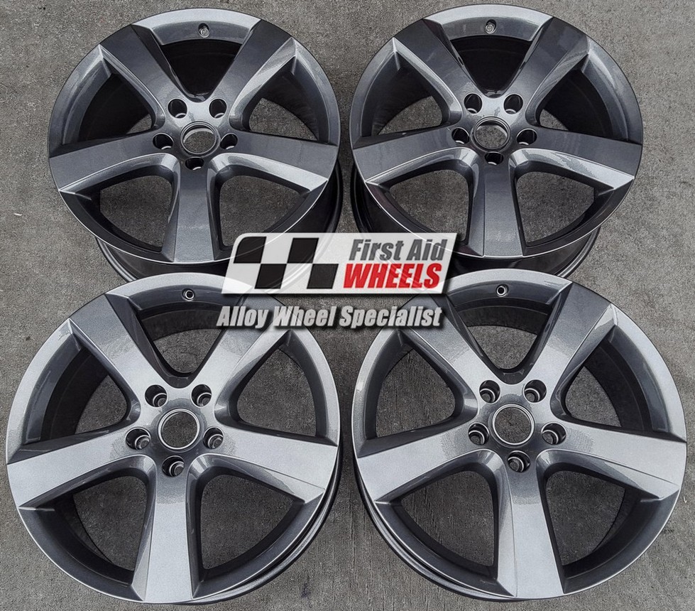 R313LS EXCHANGE SERVICE - VW TOUAREG 4x20" GENUINE AYERS ROCK LOTUS SPARKLE ALLOY WHEELS