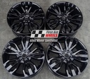 R306GB EXCHANGE SERVICE - RANGE ROVER SPORT 4x21" GENUINE STYLE 507 GLOSS BLACK ALLOY WHEELS