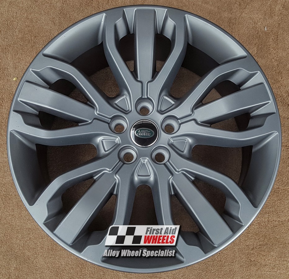 R306SG EXCHANGE SERVICE - RANGE ROVER SPORT 4x21" GENUINE STYLE 507 SATIN GREY ALLOY WHEELS