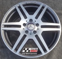 R288DCG EXCHANGE SERVICE - MERCEDES E CLASS W212 4x18" GENUINE AMG GREY DIAMOND CUT ALLOY WHEELS