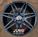 R287SB EXCHANGE SERVICE - MERCEDES E CLASS A207 C207 4x19" GENUINE AMG SATIN BLACK ALLOY WHEELS