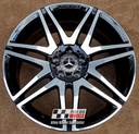 R287DCB EXCHANGE SERVICE - MERCEDES E CLASS A207 C207 4x19" GENUINE AMG GLOSS BLACK DIAMOND CUT ALLOY WHEELS