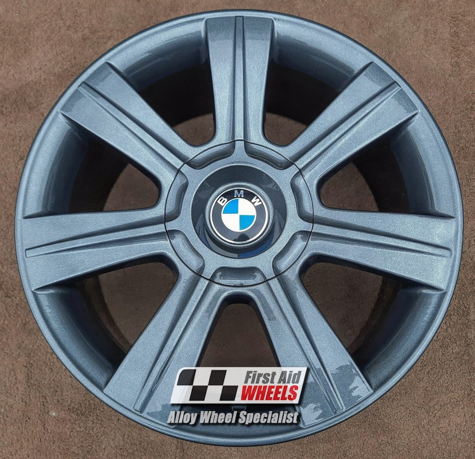 R278A EXCHANGE SERVICE - BMW 3 SERIES 4x17" GENUINE STYLE 96 ANTHRACITE ALLOY WHEELS