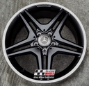 R270BSD EXCHANGE SERVICE - MERCEDES A B CLASS CLA 4x18" GENUINE AMG SATIN BLACK DIAMOND RIM ALLOY WHEELS