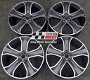 R247DCA EXCHANGE SERVICE - RANGE ROVER SPORT 4x20" ANTHRACITE DIAMOND CUT STYLE 6 ALLOY WHEELS