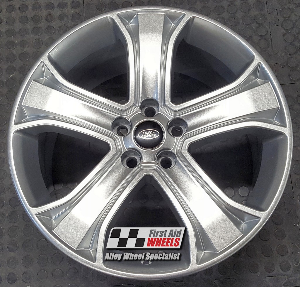 R247S EXCHANGE SERVICE - RANGE ROVER SPORT 4x20" SILVER STYLE 6 ALLOY WHEELS