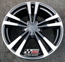 R245DCDA EXCHANGE SERVICE - AUDI A3 8V 4x18" GENUINE 5 V SPOKE DARK ANTHRACITE DIAMOND CUT ALLOY WHEELS